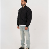 Quilted Bomber Jacket
